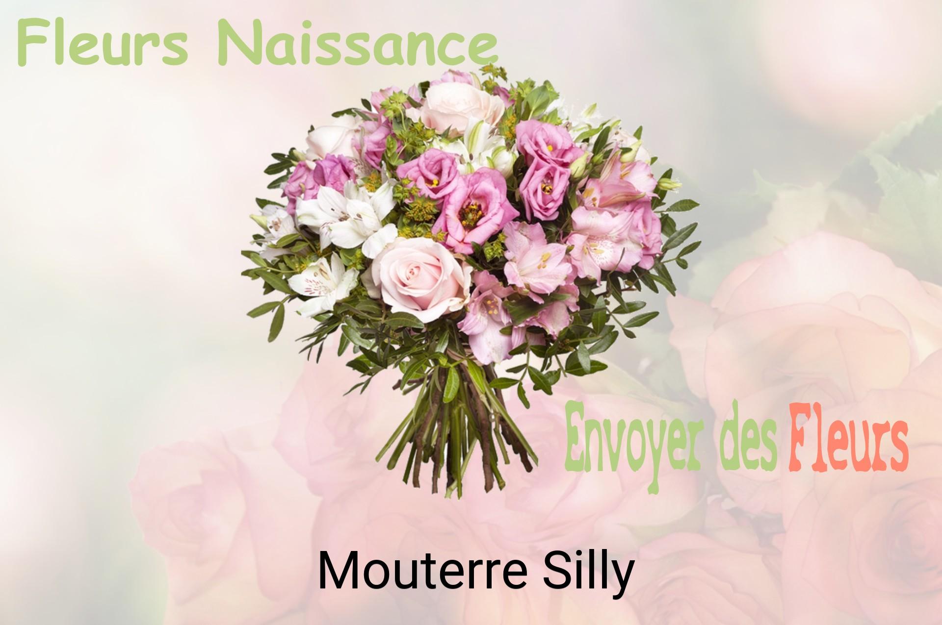 Bouquet de fleurs de naissance livré à Mouterre-Silly